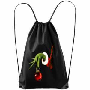 Grinch Glocke Turnbeutel Rucksack mit Innentasche Geschenk Geburtstag Souvenir