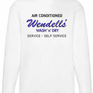 Wendell's Wash N Dry Langarm T-Shirt Fiona Gallagher Shameless Waschsalon Logo