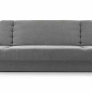 Sofa mit Schlaffunktion und Bettkasten Couch Schlafsofa Polstersofa CYPRUS Grau