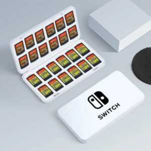 Nintendo Switch Spiel Case - Hülle 24 Platz - Diverse Farben