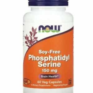Now Foods Phosphatidyl-Serin, ohne Soja, 150 mg, 60 pflanzliche Kapseln
