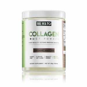 BeKeto Collagen + MCT, 300 g Dose, Organic Matcha