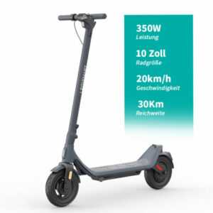 E-Scooter 10 Zoll 7.8AH Elektroroller mit Straßenzulassung ABE Faltbar E scooter