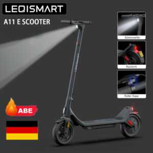 A11 10" 350W E-Scooter mit Straßenzulassung ABE E-Roller Elektroroller bis 30km