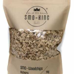 Smo-King Woodchips Hickory 1kg Räucherchips Räucherspäne Räuchern BBQ Smoker