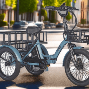 Fafrees 20 Zoll Elektro-Dreirad E-Bike 3 Räder Fahrrad 500W Cargo Trike mit Korb