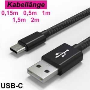 USB C Ladekabel Typ C Kabel Datenkabel Schnellladekabel für SAMSUNG S23 S22