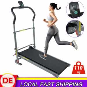 Laufband mit Display Fitnessgerät Heimtrainer Treadmill Walking Pad 110kg