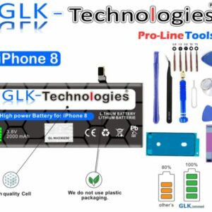 GLK-Technologies Akku für Apple iPhone 8 8G A1905 A1863 A1906 Batterie NEU PRO