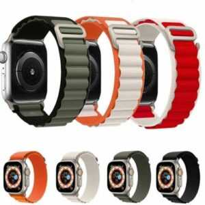 Nylon Sport Alpine Loop Armband für Apple Watch 38 - 45 49 Series 1 - 9 Ultra