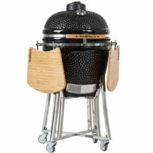 Keramik-Grill Kamado 21" Pro Edelstahl RedNeck Holzkohlegrill Smoker