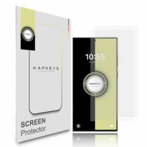 KAPKEYS 2x Samsung Galaxy S22 Ultra Panzerfolie Displayschutz Hydrogel Kein Glas