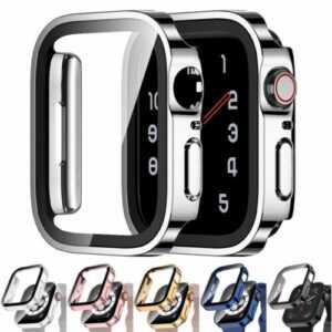 Hülle Für Apple Watch Series 8 7 6 5 4 SE 49 44 45mm Case Display Schutz Bumper