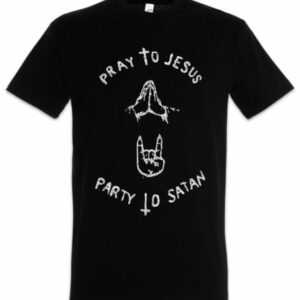 Pray To Jesus Party To Satan T-Shirt Carl Gallagher Shameless Fun Party love