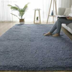 Hochflor Teppich Viele Farben & Größe Wohnzimmer Fellteppich Kunstfell Weich🔥