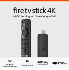 Amazon Fire TV Stick 4K (2. Generation) Medien-Streamer mit...