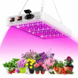 2000W  Grow  für Zimmerpflanzen 312 LEDs Full Spectrum Veg und D8S8