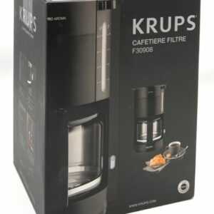 Krups F30908 ProAroma Filterkaffeemaschine + Glaskanne Kaffeemaschine 10 Tassen