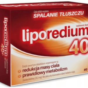 Liporedium 40+ Fettstoffwechsel Abnehmen Fatburner Gewichtsverlust 60 tableten