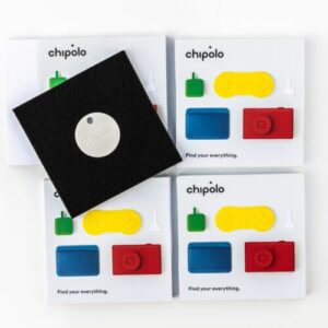 4x Chipolo ONE Point Bluetooth Tracker - Google Android Find My Device