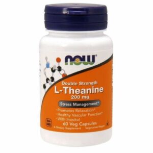 Now Foods L-Theanin 200 mg, 60 Kapseln