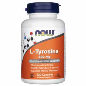 Now Foods L-Tyrosin 500 mg, 120 Kapseln