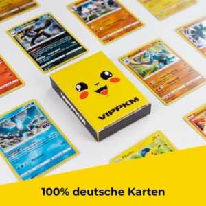 30 Pokemon Karten Geschenk Set Weihnachten Deutsch + seltene Holo + tolle Box