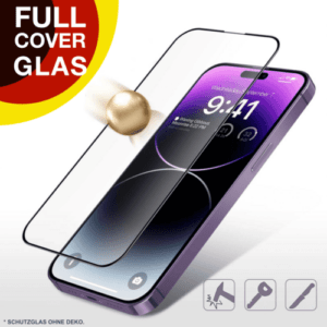 Full Screen Panzerfolie Glas Display Schutz für iPhone 15 14 13 12 11 Pro XS 7 8