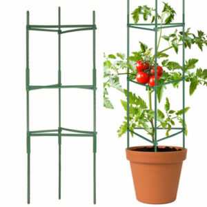 Rankhilfe Rankgerüst Tomatenrankturm Kletterhilfe Blumenhalter Ranksäule 27 Set