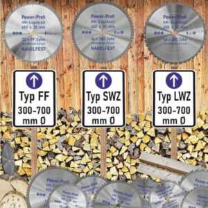 HM-Sägeblatt 300-700 mm Ø  - nagelfest FF + SWZ - Hartmetall-Kreissägeblatt LWZ