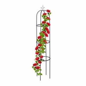 Rankhilfe Kletterhilfe Obelisk Pflanzenklettergerüst Rankgestell Rosenstütze