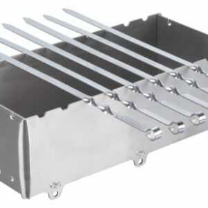 Extrem stabil Made in Germany Mangal Schachlick Grill 3mmn Edelstahl V2A Мангал