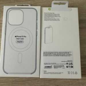 Apple iPhone 15 Pro Clear Case mit MagSafe Schutz Cover Hülle A Neu