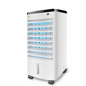 Mobile Kühlventilator 4 in 1 Turmventilator Luftkühler mit Wasserkühlung Weiß