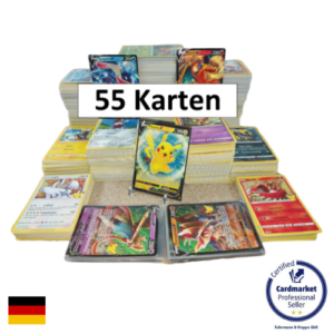 55 Pokemon Karten Deutsch Sammlung | V/GX/VMAX Garantiert | 3x seltene Holos