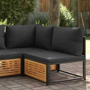 Gartenmöbel Sofa Lounge Sitzgruppe Sitzgarnitur Massivholz Akazie vidaXL