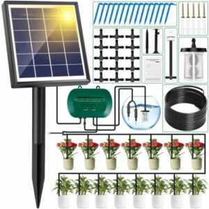 Solar Bewässerungssystem Pflanzenbewässerung 2200mAh Automatisch System Kit IP67