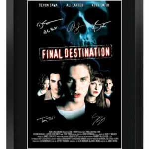 Final Destination 1 coole Geschenkidee bedrucktes Poster signiertes Bild für Filmfans