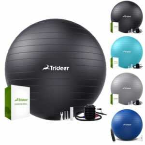 Trideer® Dicker Gymnastikball, Anti-Burst Pilates Ball, 45-75 cm sitzball büro
