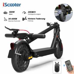 E-Scooter mit Straßenzulassung ABE Elektroroller 500W Elektro Roller Bis 40 km