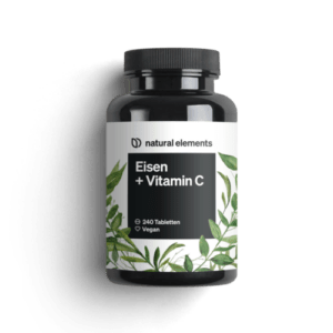 Eisen mit Vitamin C Tabletten NATURAL ELEMENTS