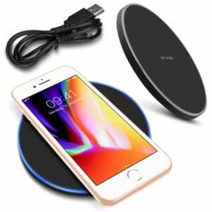 Schnell Ladegerät für Apple iPhone 8 QI Wireless Charger Induktive Ladestation