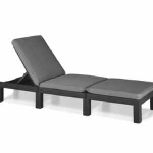 Keter Daytona Deluxe Sunlounger Sonnenliege Liegestuhl für Balkon & Garten