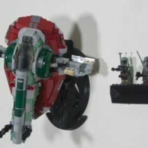 Wandhalterung für Lego Star Wars Boba Fett’s  Starship - 75312