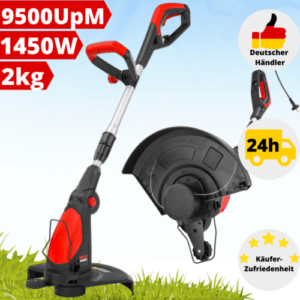 Rasentrimmer Elektro Trimmer Freischneider Kantenschneider 1450W Motorsense