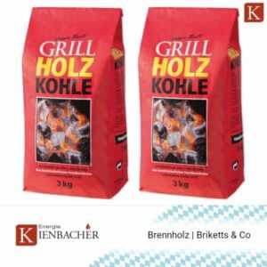 20kg Premium Holzkohle "Unsere Beste" Grillkohle für Holzkohlegrill Smoker Kohle