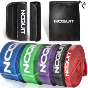 NOQUIT ® Premium Widerstandsbänder für Krafttraining mit Griff Pads - Resistance