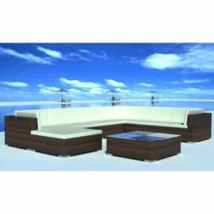 Gartenmöbel Poly Rattan Lounge Set Sitzgruppe Gartengarnitur Rattanmöbel Sofa DE