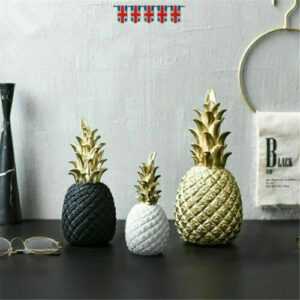 Ananas Gold Figur Künstliche Dekoration Nordische Home Deko modern Frucht Decor