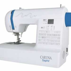 Carina Computer Nähmaschine Saphira  100 Nähprogramme 7 Knopflöcher LED Nählicht